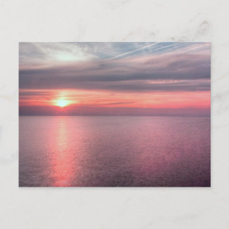 Carte Postale coucher de soleil d'été Norfolk