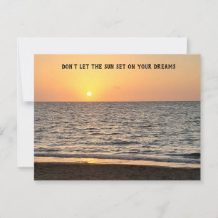 Carte Postale Coucher de soleil d'Hawaii