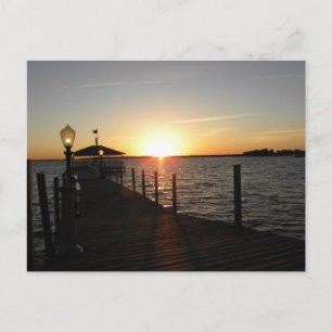Carte Postale Coucher de soleil du gazebo OC
