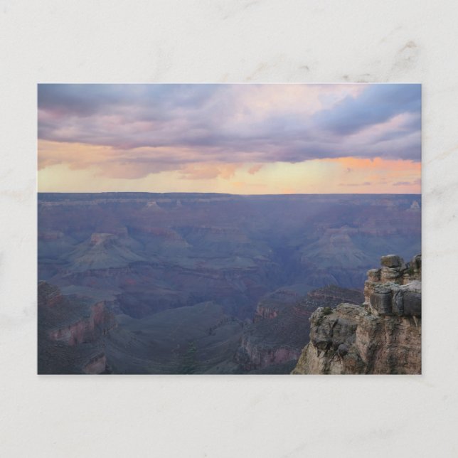Carte Postale Coucher de soleil du Grand Canyon (Devant)