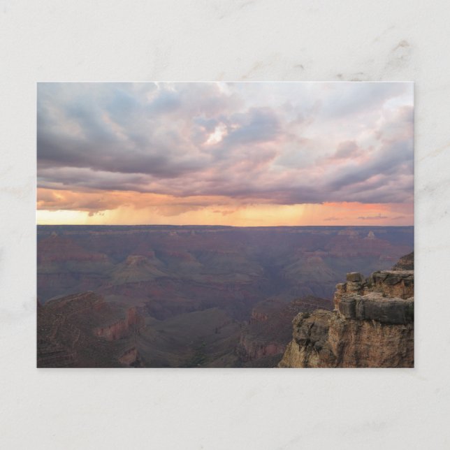 Carte Postale Coucher de soleil du Grand Canyon (Devant)