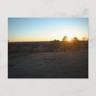 Carte Postale Coucher de soleil du Kansas