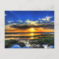 Coucher de soleil du lac Supérieur