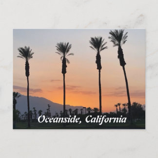 Carte Postale Coucher de soleil en Californie