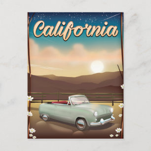 Carte Postale Coucher de soleil en Californie