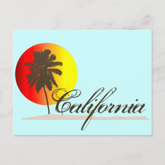 Carte Postale Coucher de soleil en Californie