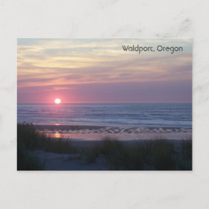 Carte Postale Coucher de soleil en Oregon