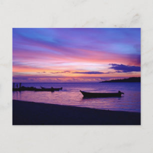 Carte Postale Coucher de soleil époustouflant en Fidji