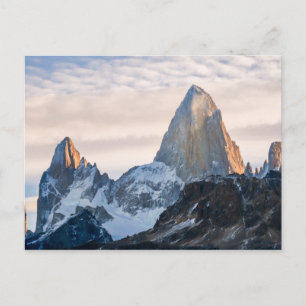 Carte Postale Coucher De Soleil Et Nuages Sur Le Mont Fitzroy