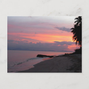 Carte Postale Coucher de soleil Koh Samui Ocean en Thaïlande