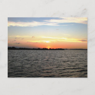 Carte Postale Coucher de soleil, Mangrove Cay, Belize