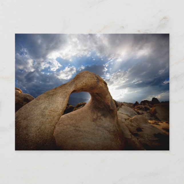 Carte Postale Coucher de soleil Mobius Arch - Alabama Hills (Devant)