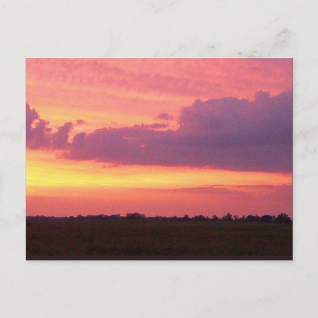 Carte Postale Coucher de soleil ... mon propre 2004 (Devant)