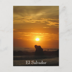Carte Postale coucher de soleil playa el tunco