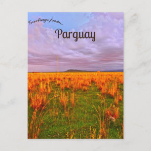 Carte Postale Coucher de soleil près d'Itape Paraguay