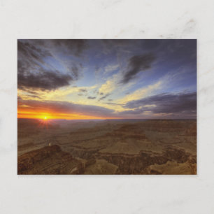 Carte Postale Coucher de soleil, rive sud du Grand Canyon, Grand