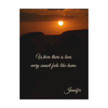 Coucher de soleil romantique Citation d'amour Dése