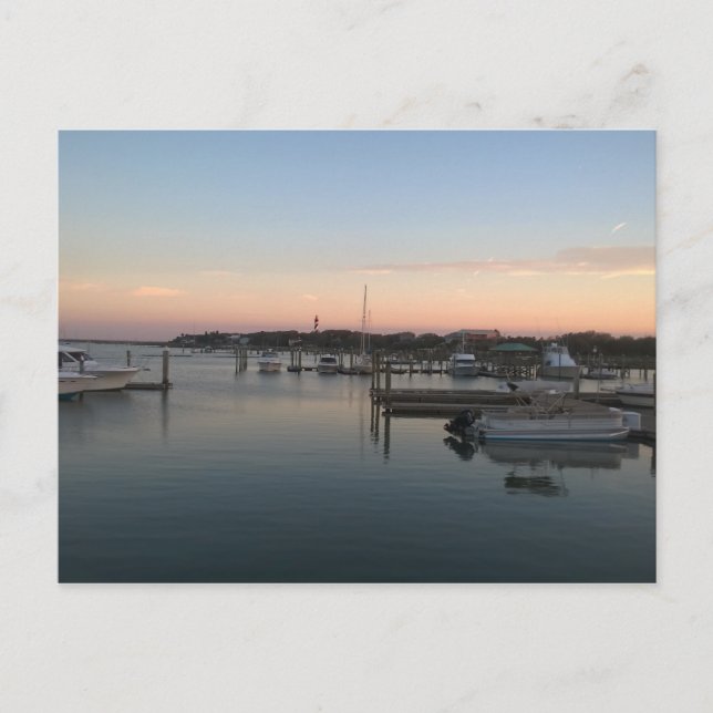 Carte Postale Coucher de soleil Saint-Augustin (Devant)
