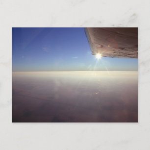 Carte Postale Coucher de soleil sous l'aile