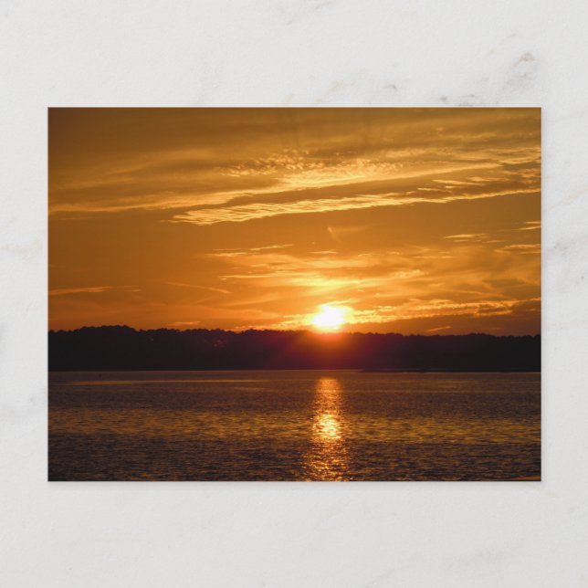 Carte Postale Coucher de soleil sur Hilton (Devant)