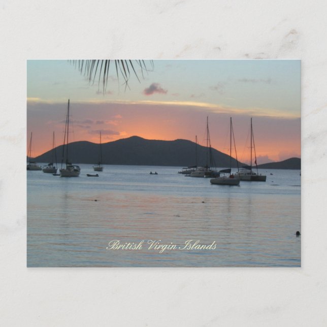 Carte Postale Coucher de soleil sur JVD (titre) (Devant)