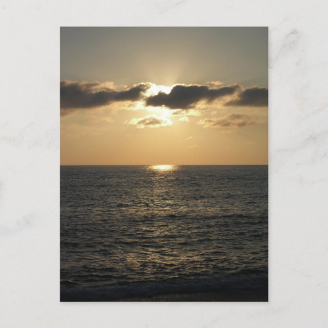 Carte Postale Coucher de soleil sur la Laguna (Devant)