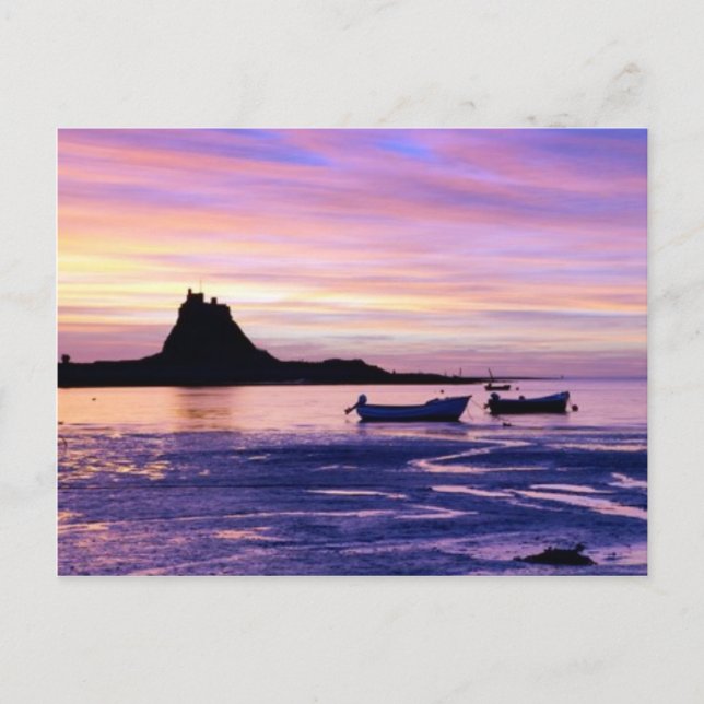 Carte Postale Coucher de soleil sur la mer (Devant)