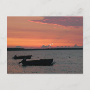 Carte Postale Coucher de soleil sur la mer Baltique