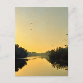 Carte Postale Coucher de soleil sur la rivière Negril