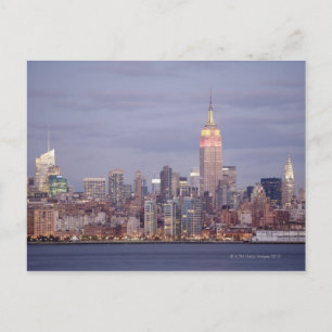 Carte Postale Coucher de soleil sur la skyline de New York City