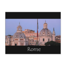 Coucher de soleil sur la skyline de Rome
