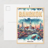 Coucher de soleil sur la ville de Bangkok - Cadeau