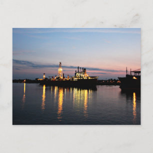 Carte Postale Coucher de soleil sur le golfe du Mexique