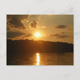 Carte Postale Coucher de soleil sur le lac