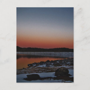 Carte Postale Coucher de soleil sur le lac Arrowhead