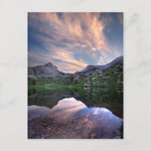 Carte Postale Coucher de soleil sur le lac Lune - Weminuche Wild
