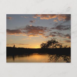 Carte Postale Coucher de soleil sur le lac St. George, Maine