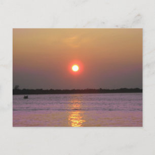 Carte Postale Coucher de soleil sur le New Jersey