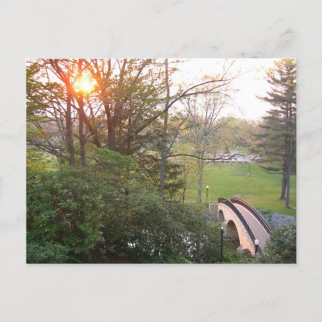 Carte Postale Coucher de soleil sur le Rainbow Bridge au Grove C (Devant)