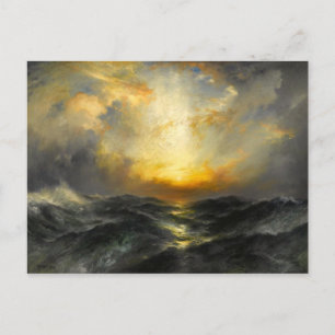 Carte Postale Coucher de soleil sur l'océan