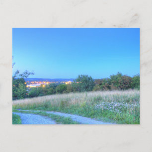 Carte Postale Coucher de soleil sur Red Hill, Dover, Ohio