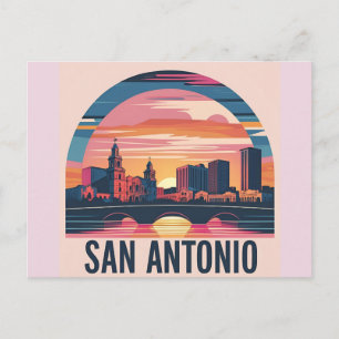 Carte Postale Coucher de soleil sur San Antonio Texas