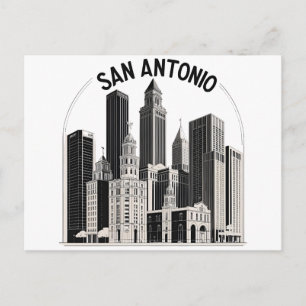 Carte Postale Coucher de soleil sur San Antonio Texas