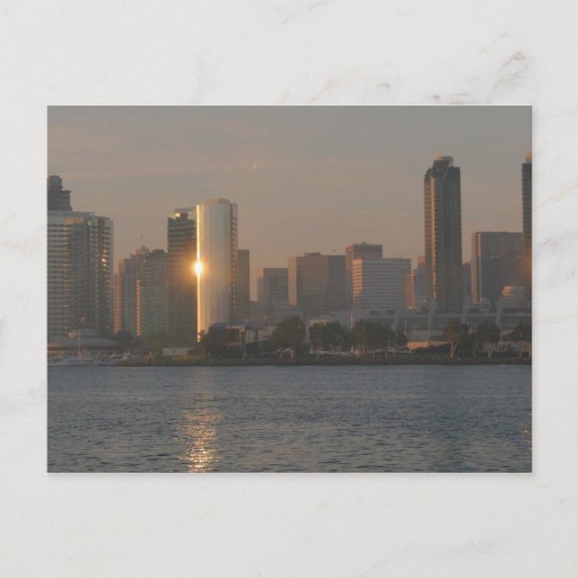 Carte Postale Coucher de soleil sur San Diego (Devant)