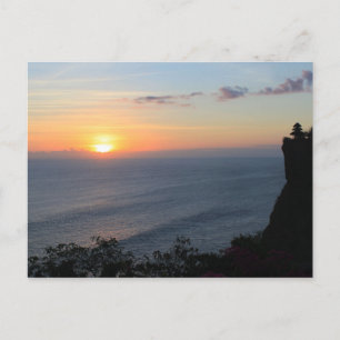 Carte Postale Coucher de soleil tropical