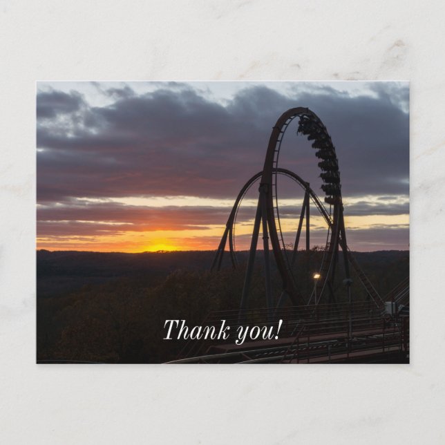 Carte Postale Coucher de soleil Wildfire (Devant)