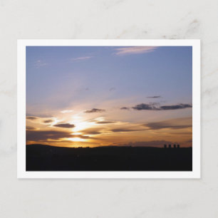 Carte Postale Coucher du soleil