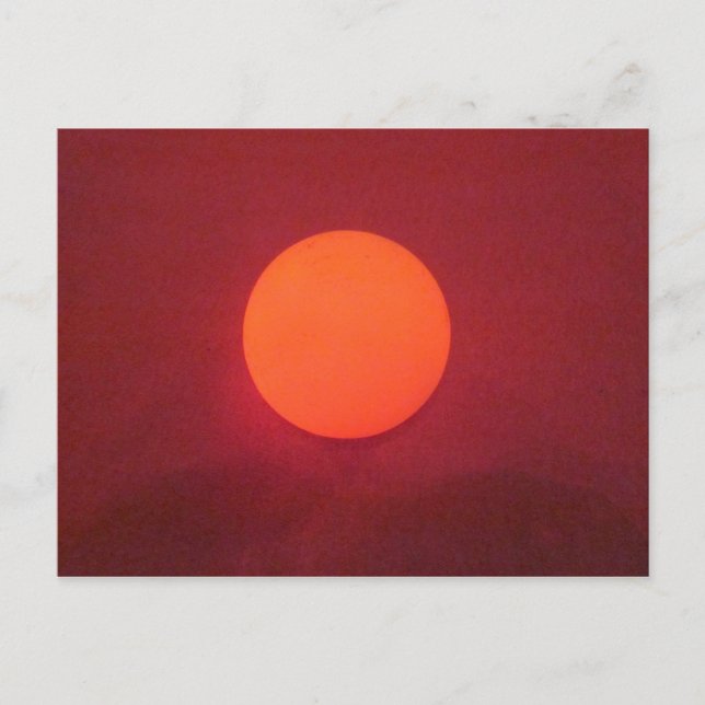 Carte Postale Coucher du soleil (Devant)