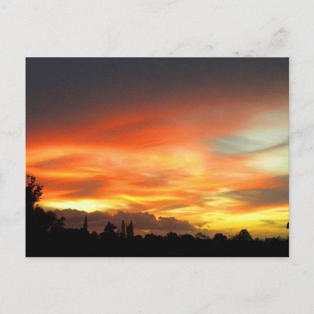 Carte Postale Coucher du soleil (Devant)