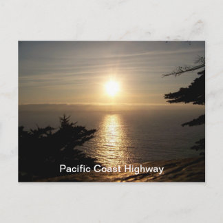 Carte Postale Coucher du soleil